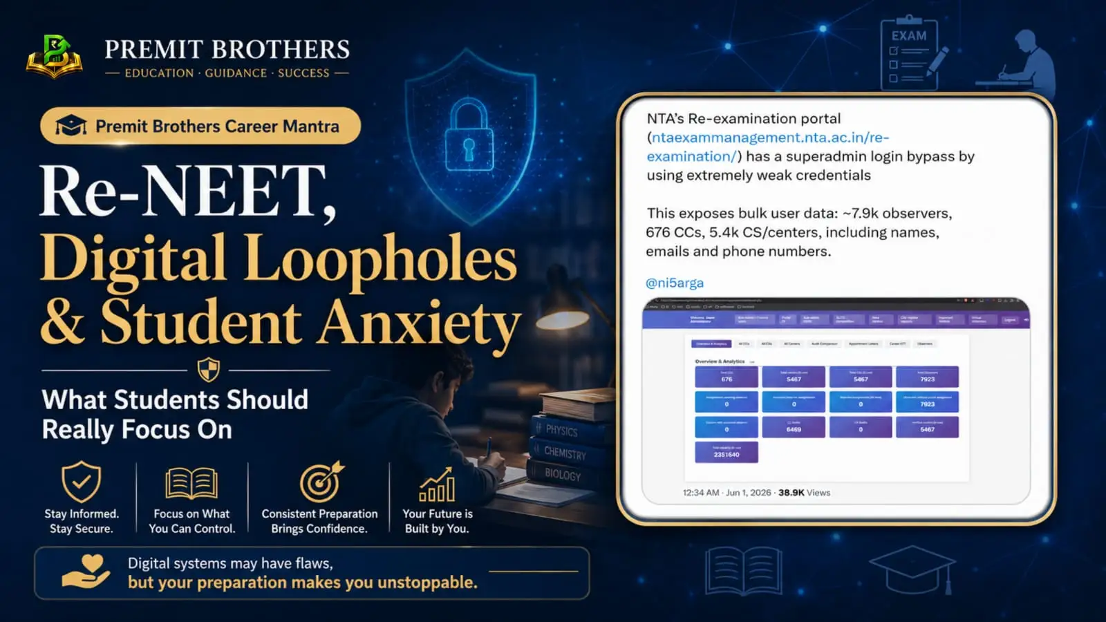 Re-NEET, Digital Loopholes & Student Anxiety: What Really Matters Right Now