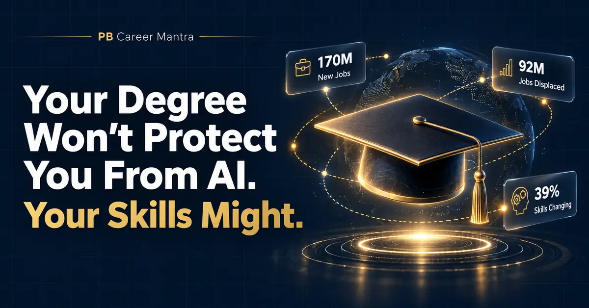 Your Degree Won't Protect You From AI - Your Skills Might | PB Career Mantra
